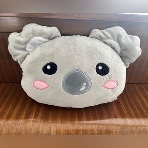 Cute Koala Neck Back Rest Pillow for Car  or Home Removable Cushion Elasticband
